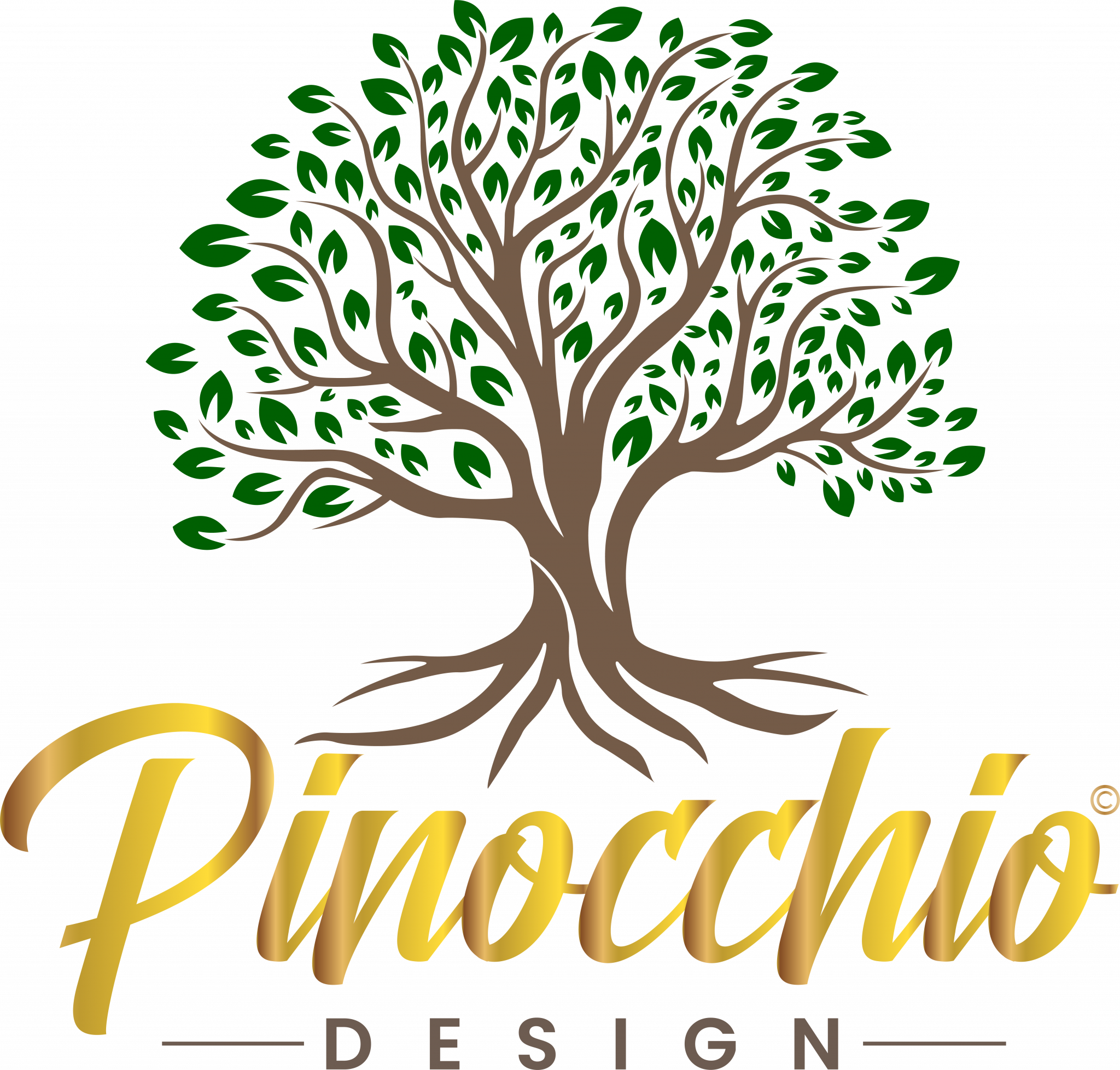 tree, pinocchio design, interior design, feng shui, goldbrushed, furniture